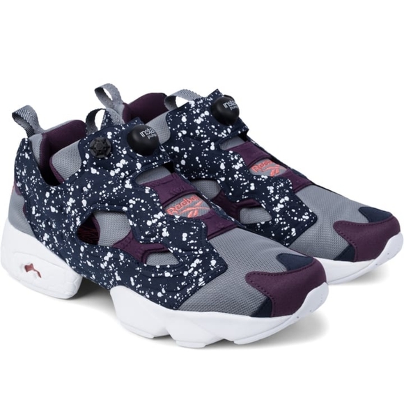 REEBOK Navy/Grey/Purple Instapump Fury SP - Picture 1 of 7